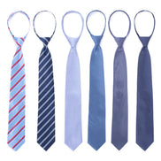 Microfiber Zipper Pre-Tied Neckties