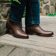 Cowboy Dress Boots | Mens Classic Round-Toe Boots