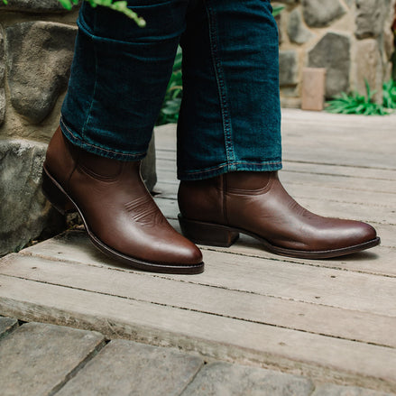 Cowboy Dress Boots | Mens Classic Round-Toe Boots