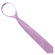 Microfiber Classic Red Zipper Pre-Tied Neckties