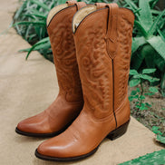 Cowboy Dress Boots | Mens Classic Round-Toe Boots