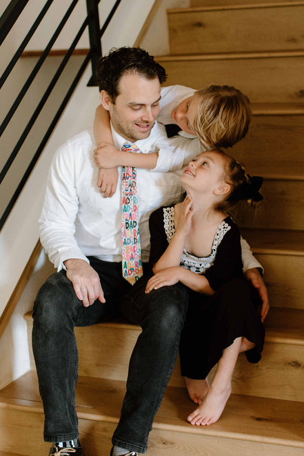 Rad Dad Coloring Tie  *markers sold separately