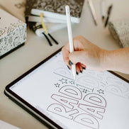 Rad GRAND Dad Coloring Tie  *markers sold separately