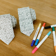 Rad Dad Coloring Tie  *markers sold separately