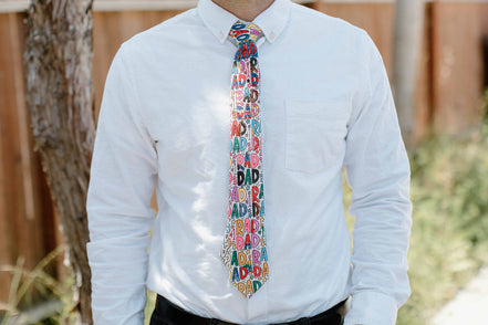 Rad Dad Coloring Tie  *markers sold separately