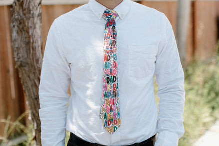 Rad Dad Coloring Tie  *markers sold separately