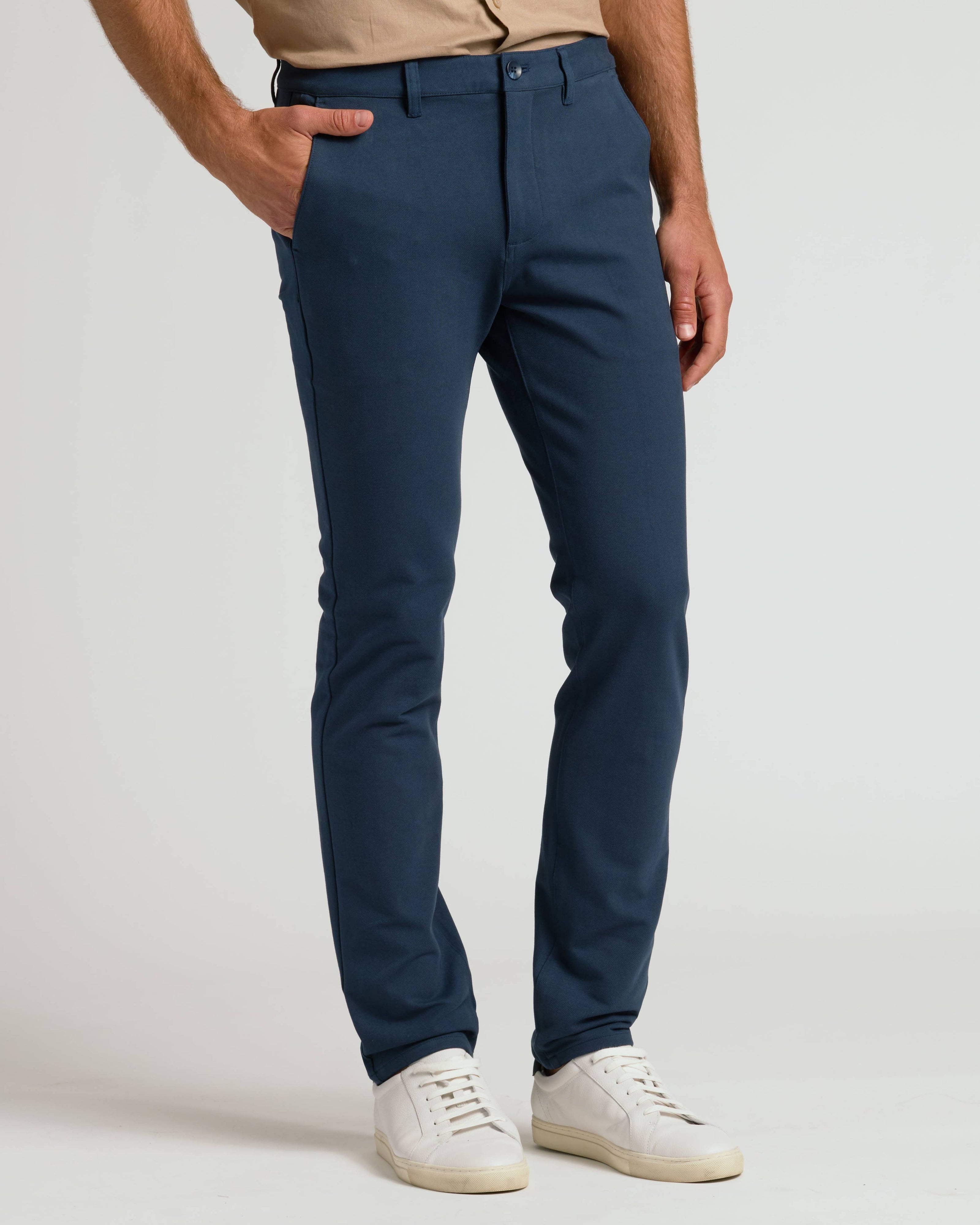 Navy Slim Chino Pants 2.0