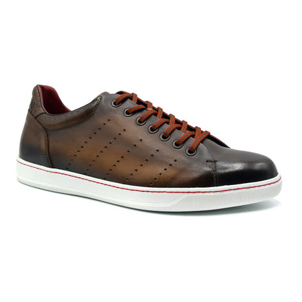 Russo Burnished Italian Calfskin - Brown