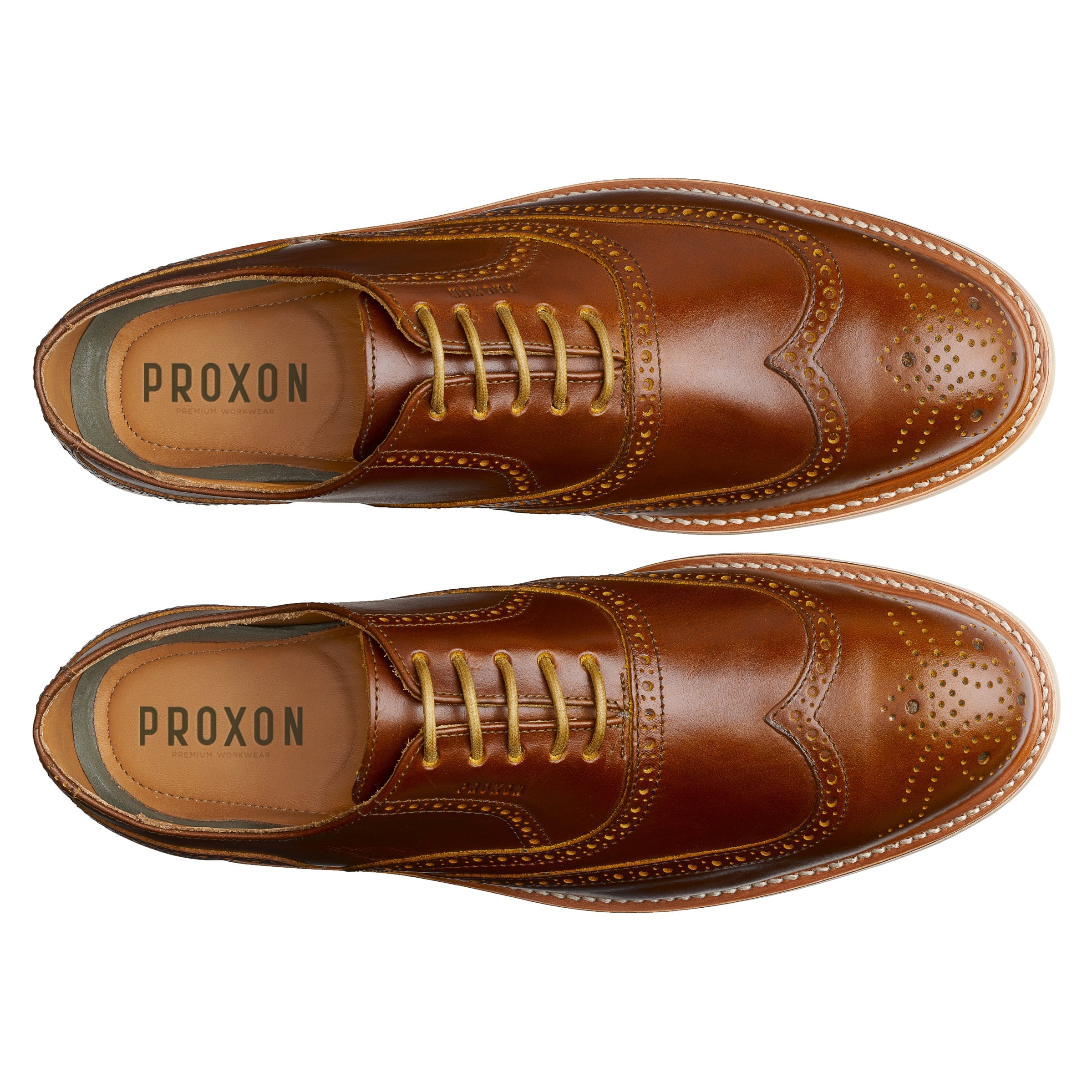 STEEL TOE OXFORD SHOE PILOT AMBER
