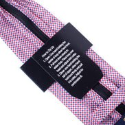 Microfiber Classic Red Zipper Pre-Tied Neckties