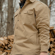 Lined Yukon Flannel Shirt Jacket, Tan