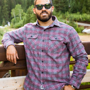 Grand Flannel, Burgundy