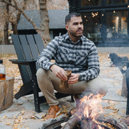 Grand Flannel, Charcoal Gingham