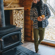 Grand Flannel, Charcoal Gingham