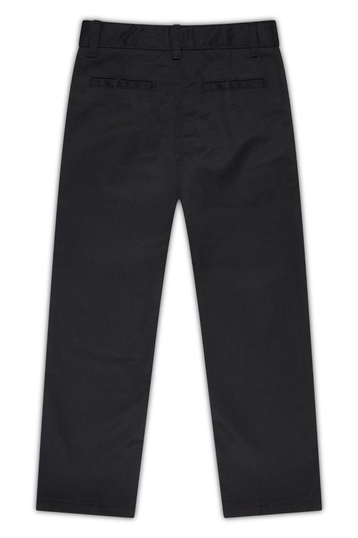 Boy's Husky Flat Front Pants