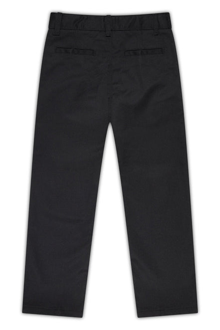 Boy's Husky Flat Front Pants