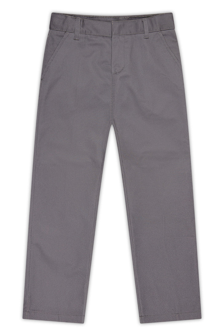 Boy's Husky Flat Front Pants