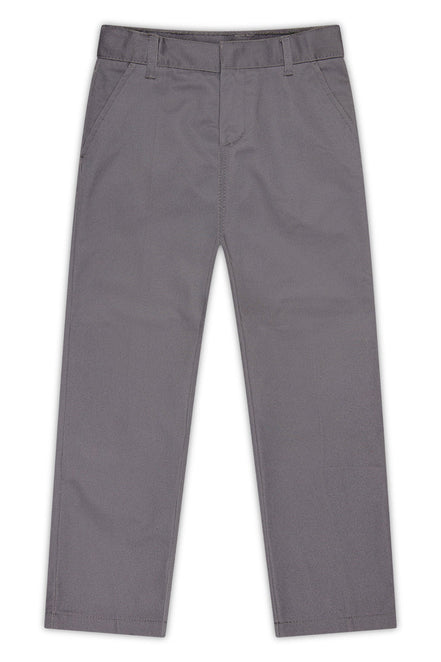 Boy's Husky Flat Front Pants