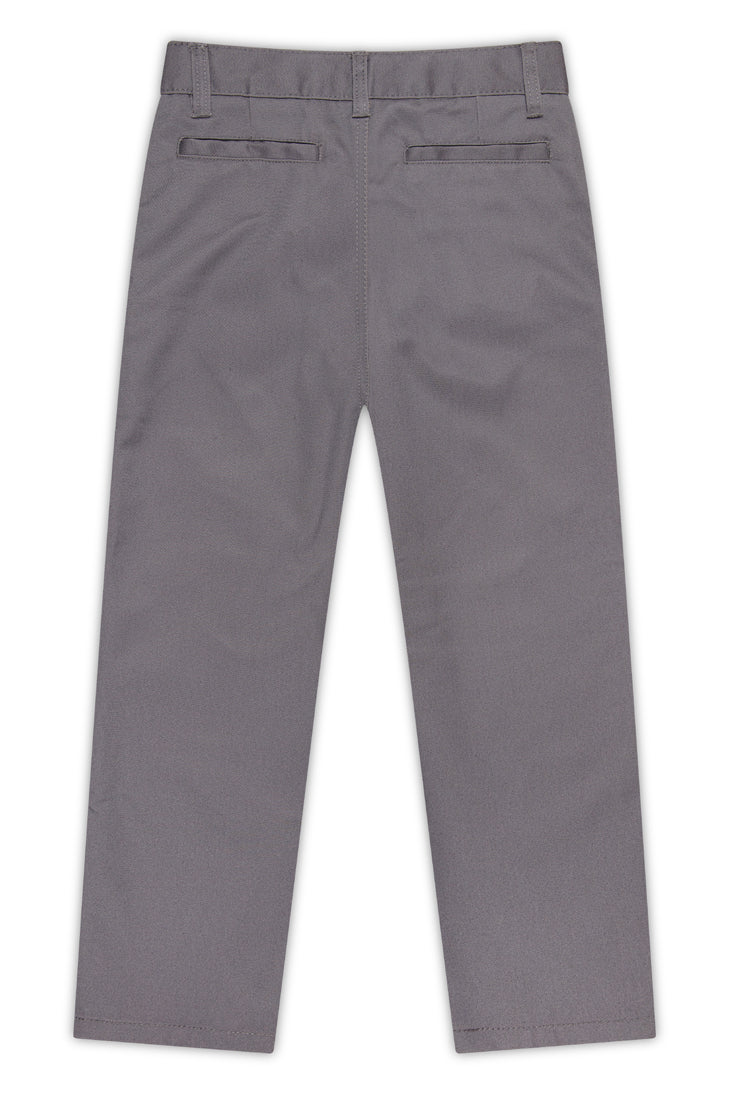 Boy's Husky Flat Front Pants