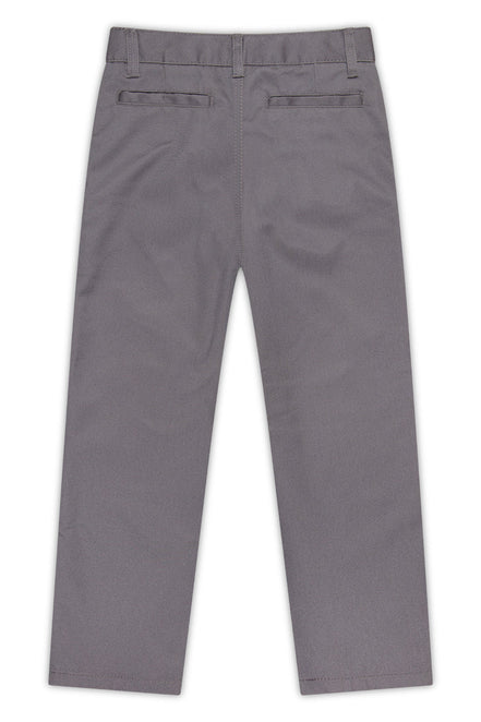 Boy's Husky Flat Front Pants