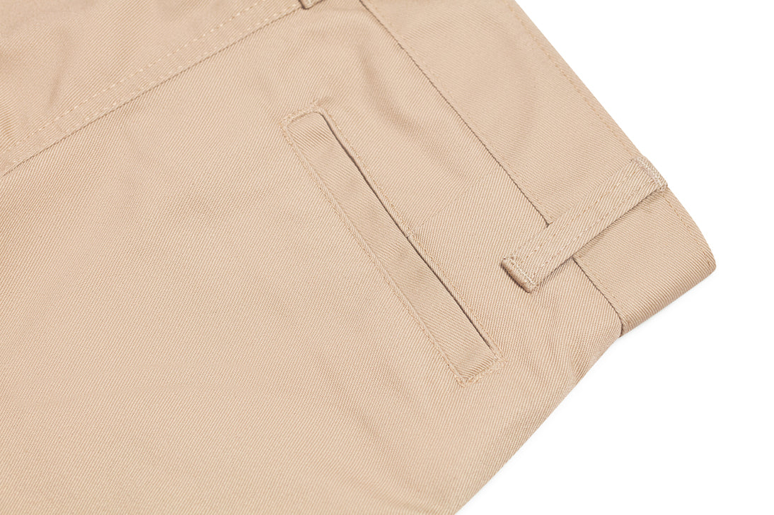 Boy's Husky Flat Front Pants
