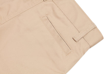 Boy's Husky Flat Front Pants
