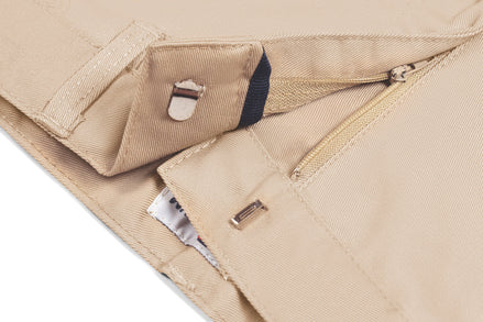 Boy's Husky Flat Front Pants