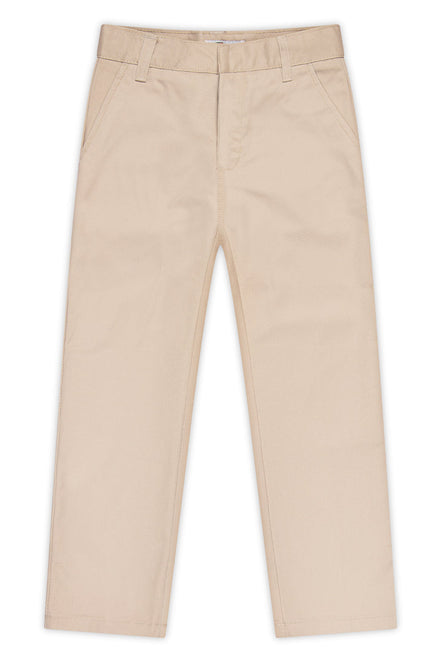Boy's Husky Flat Front Pants
