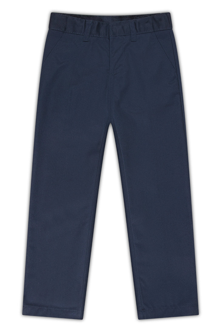 Boy's Husky Flat Front Pants