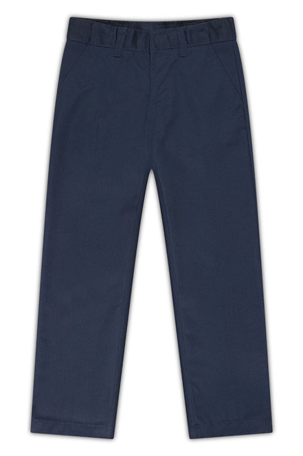 Boy's Husky Flat Front Pants