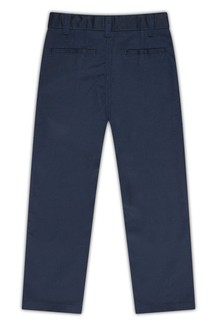 Boy's Husky Flat Front Pants
