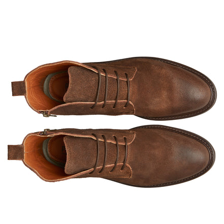 STEEL TOE LACE UP BOOT MICH  MOKA