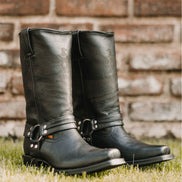 Eagle Rider Men's Leather Biker Boots