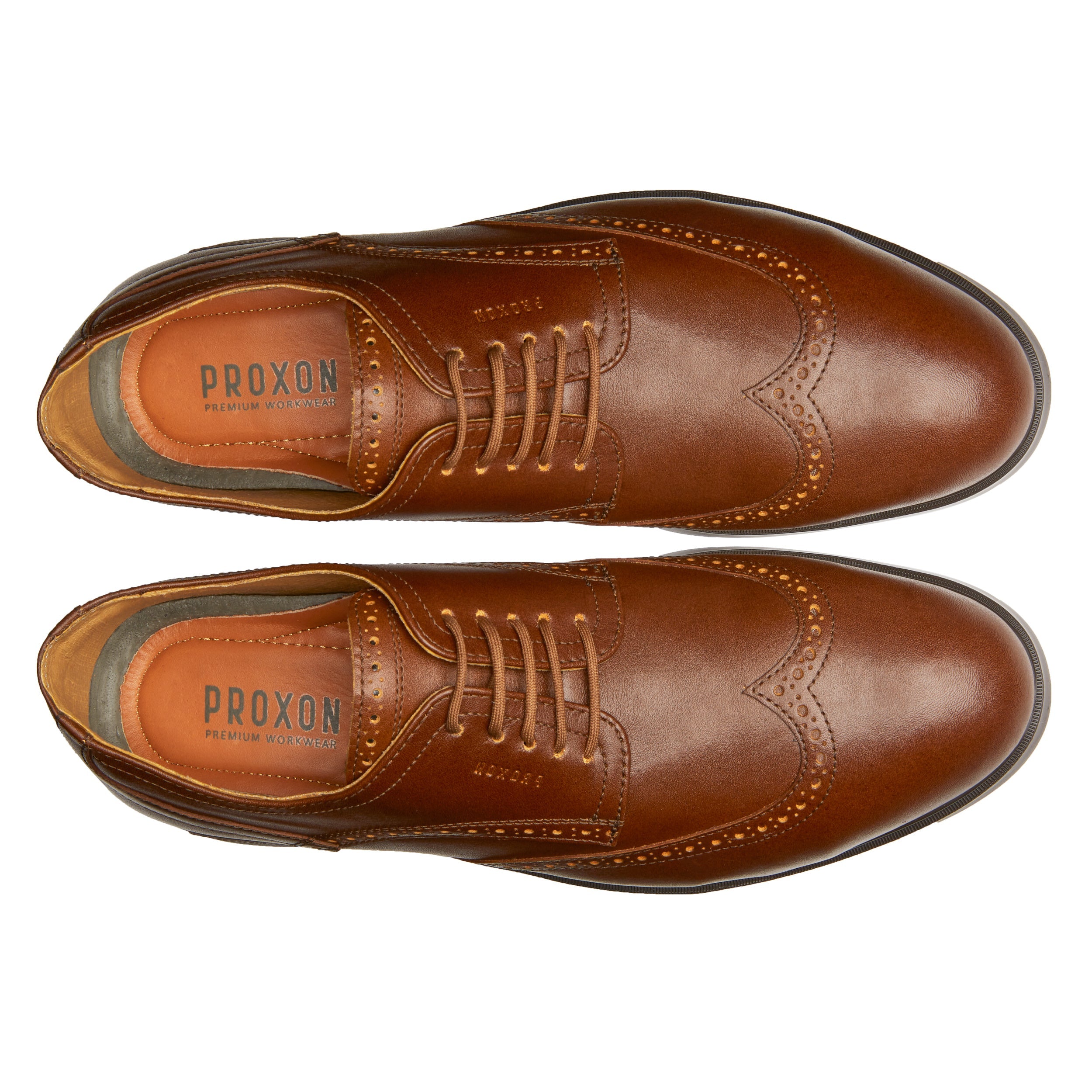 STEEL TOE OXFORD SHOE CAPTAIN AMBER