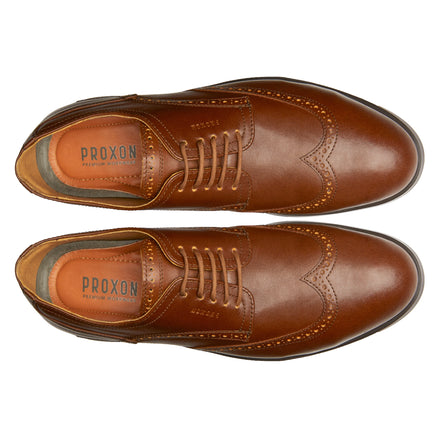 STEEL TOE OXFORD SHOE CAPTAIN AMBER