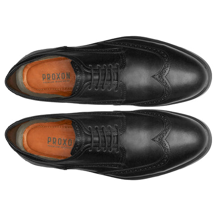 STEEL TOE OXFORD SHOE CAPTAIN BLACK