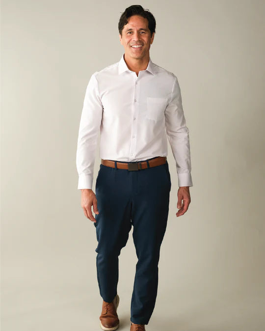 &Collar Dress Shirt - White