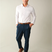 &Collar Dress Shirt - White