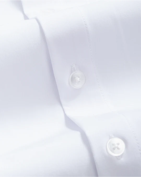 &Collar Dress Shirt - White