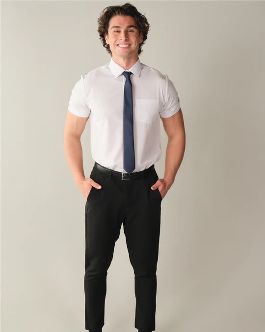 &Collar Dress Shirt - White