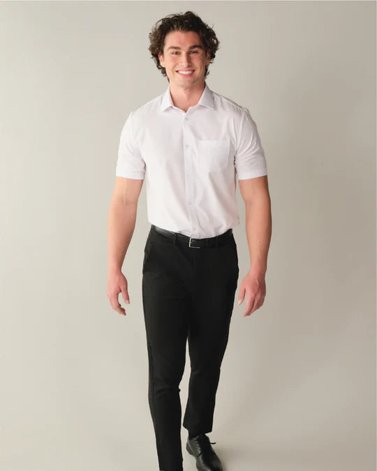 &Collar Dress Shirt - White