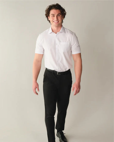 &Collar Dress Shirt - White