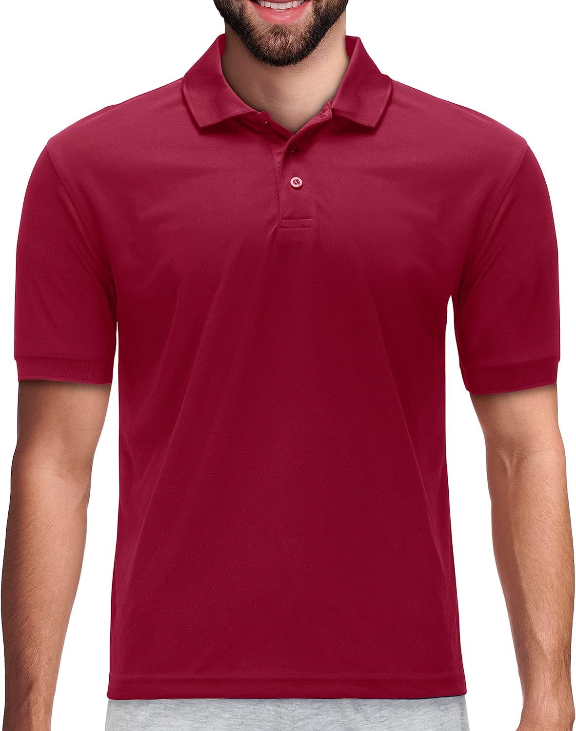 Men's Dri Fit Moisture Wicking Polo Shirt - Big
