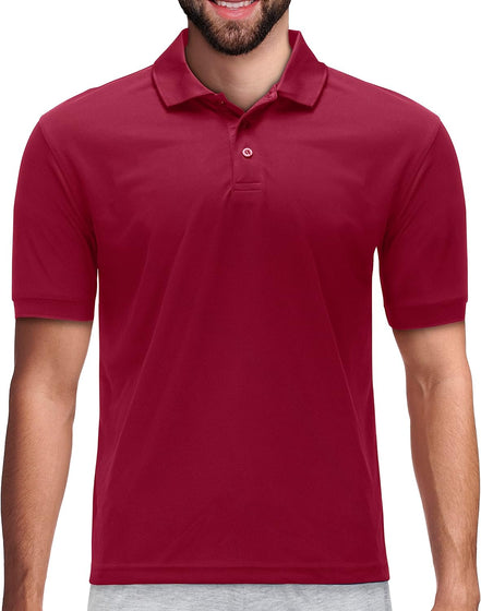 Men's Dri Fit Moisture Wicking Polo Shirt - Big