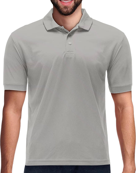 Men's Dri Fit Moisture Wicking Polo Shirt - Big