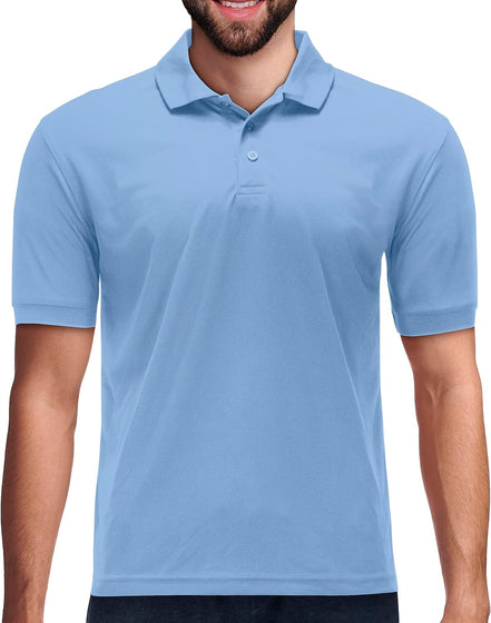 Men's Dri Fit Moisture Wicking Polo Shirt - Big