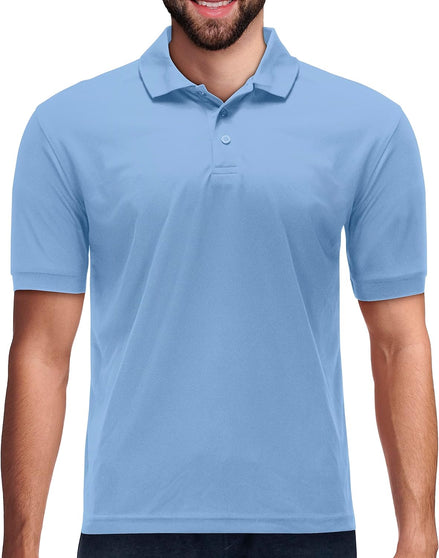 Men's Dri Fit Moisture Wicking Polo Shirt - Big