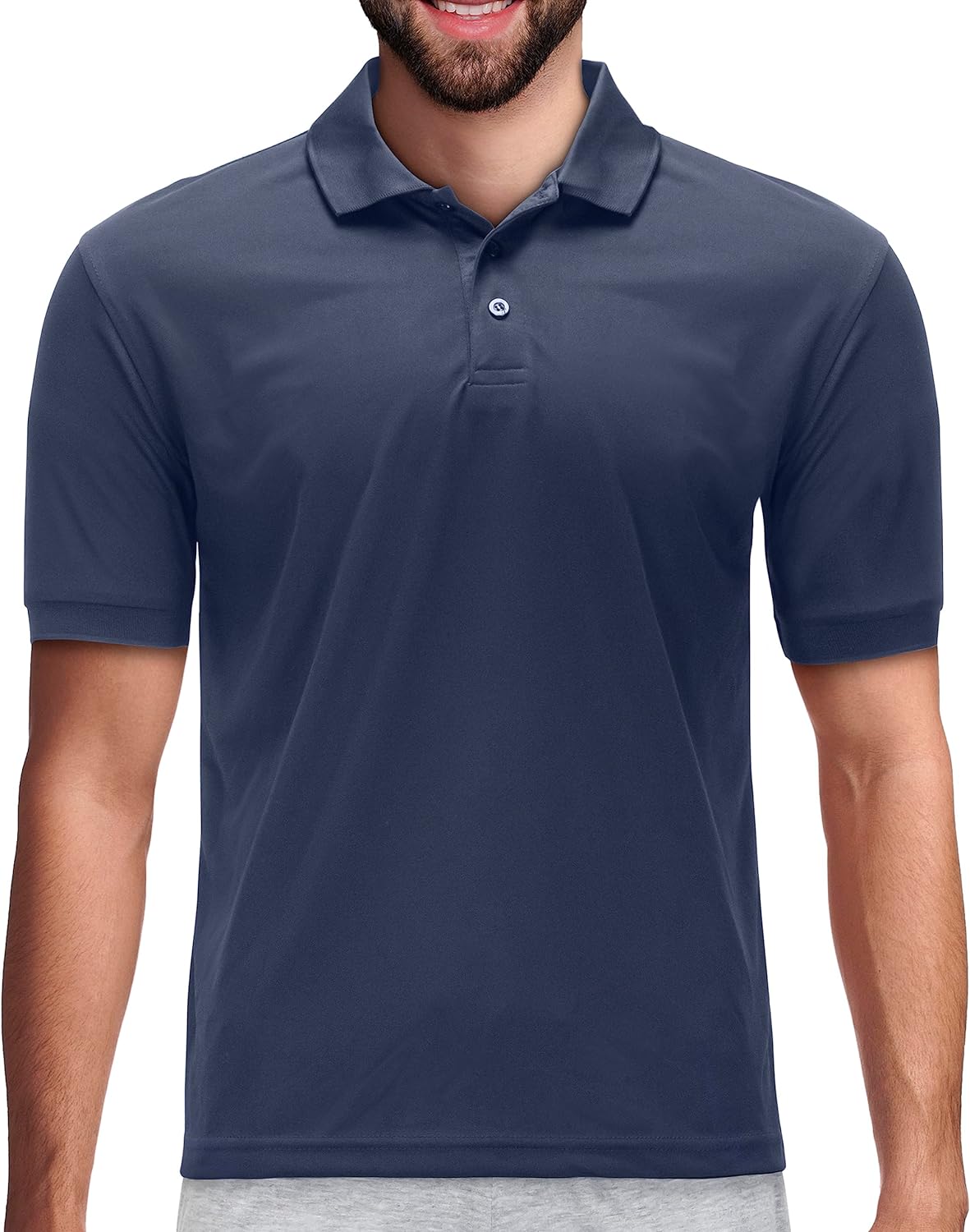 Men's Dri Fit Moisture Wicking Polo Shirt - Big