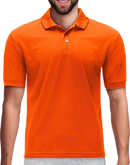 Men's Dri Fit Moisture Wicking Polo Shirt - Big