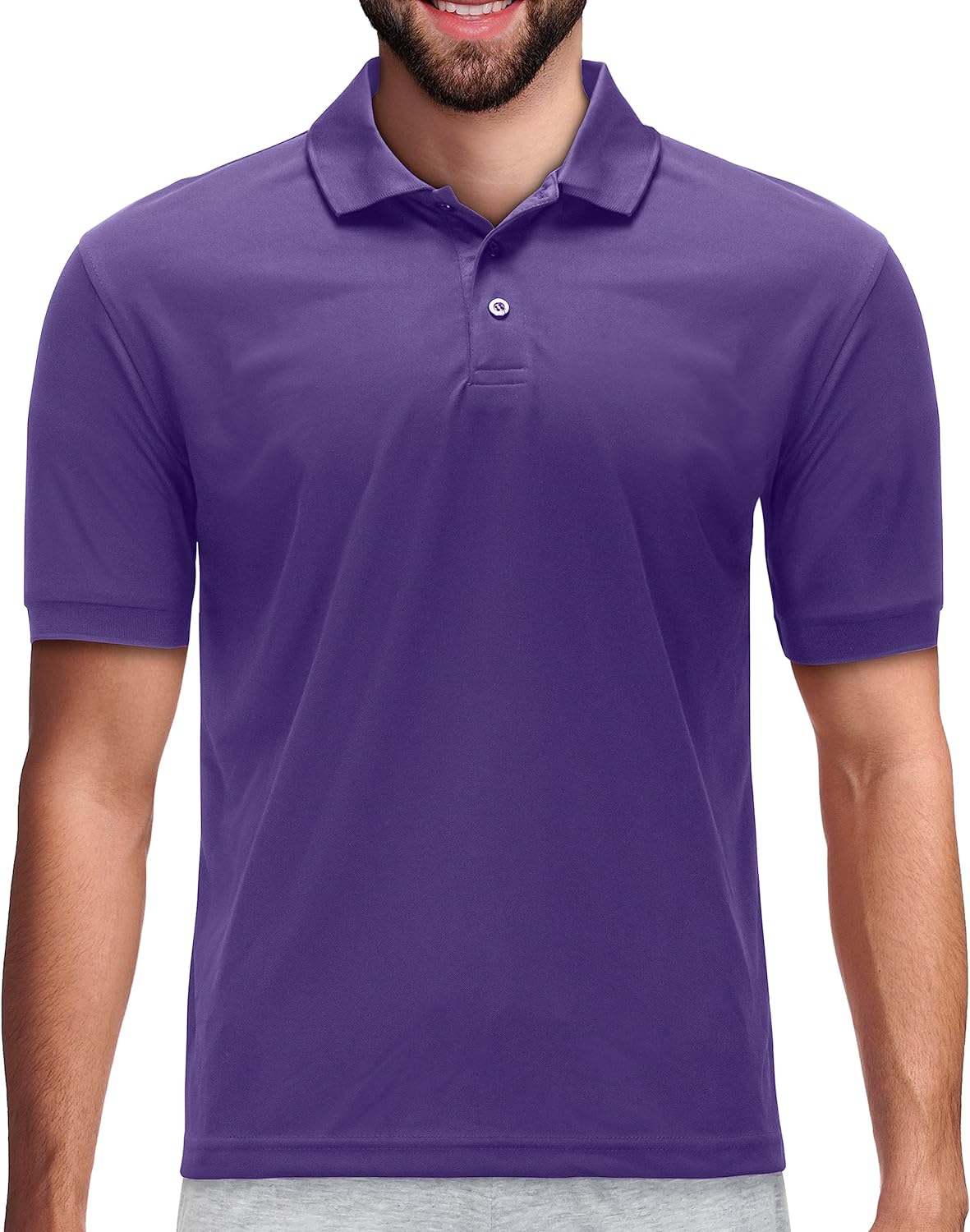 Men's Dri Fit Moisture Wicking Polo Shirt - Big